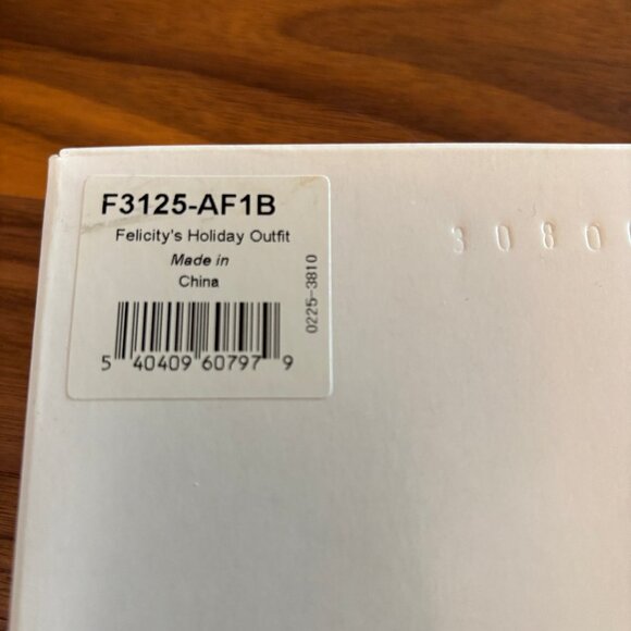 American Girls Felicity Holiday Outfit accessories (without dress) - Picture 3 of 9